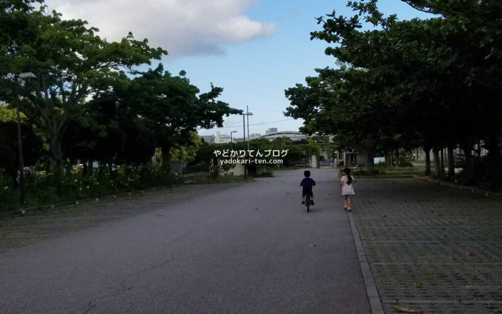 新都心公園の駐車場